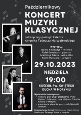 Koncert muzyki klasycznej poświęcony pamięci ks. kan. Tadeusza Marszelewskiego.